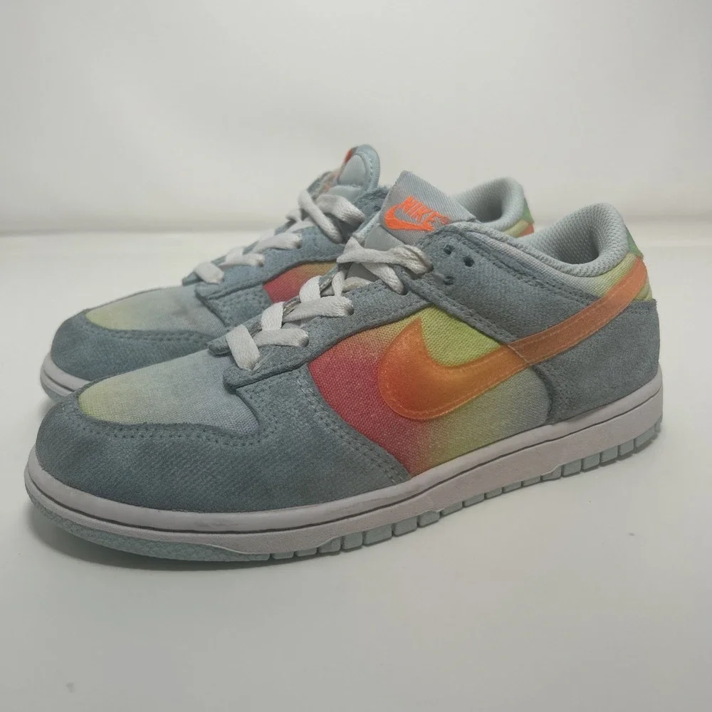 Nike‎ Dunk Low 'Heat Map' (PS) Sz 2.5Y, Women's Sz 4 Glacier Blue HF4789-474